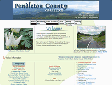Tablet Screenshot of pendletoncounty.net